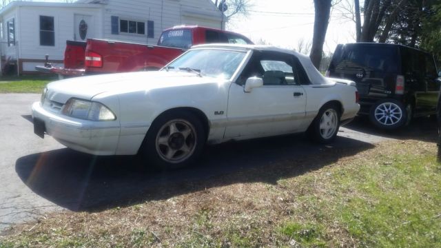 1993 Ford Mustang Triple White Feature Limited Edition