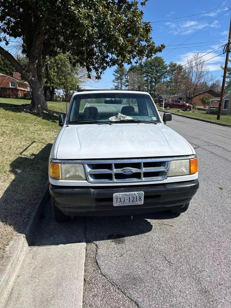 1993 Ford Ranger Pickup White 1993 Ford Ranger
