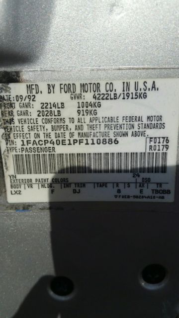 1993 Ford Mustang lx - photo 11