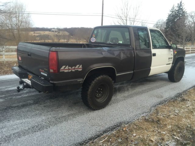 1993 GMC Sierra 1500 4X4 4WD STICK SHIFT V8 EXT CAB SHORT BED - photo 12