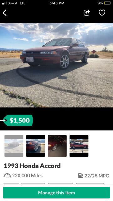 1993 Honda Accord - photo 4