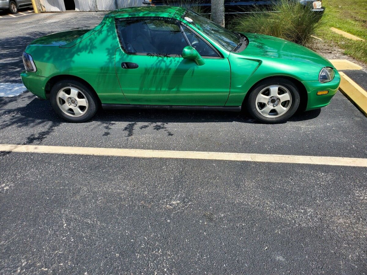 1993 Honda Civic del Sol Coupe Green FWD Automatic DEL SOL SI 1993 Honda Civic del Sol DEL SOL SI