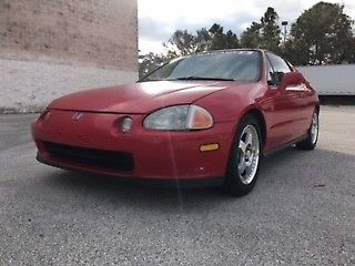 1993 honda del sol SI Milano Red JDM EH6 EG1 EG2 1993 Honda Del Sol SI