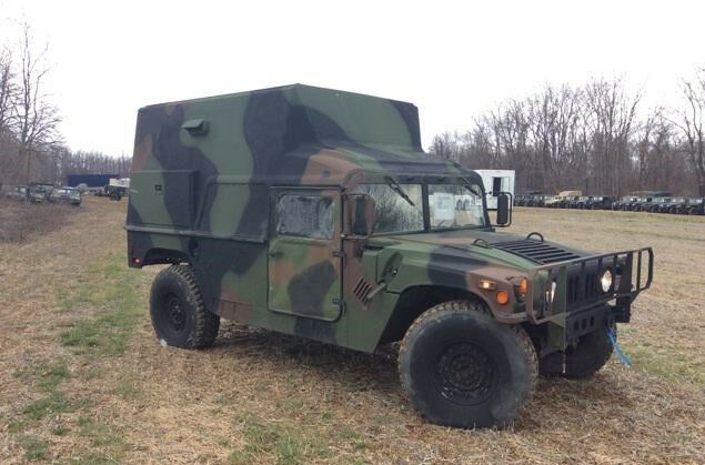 1993 humvee Camper removable hightop 6.5 Liter HMMWV M998 clean Titled Runs 1980 Hummer H1 military hard top