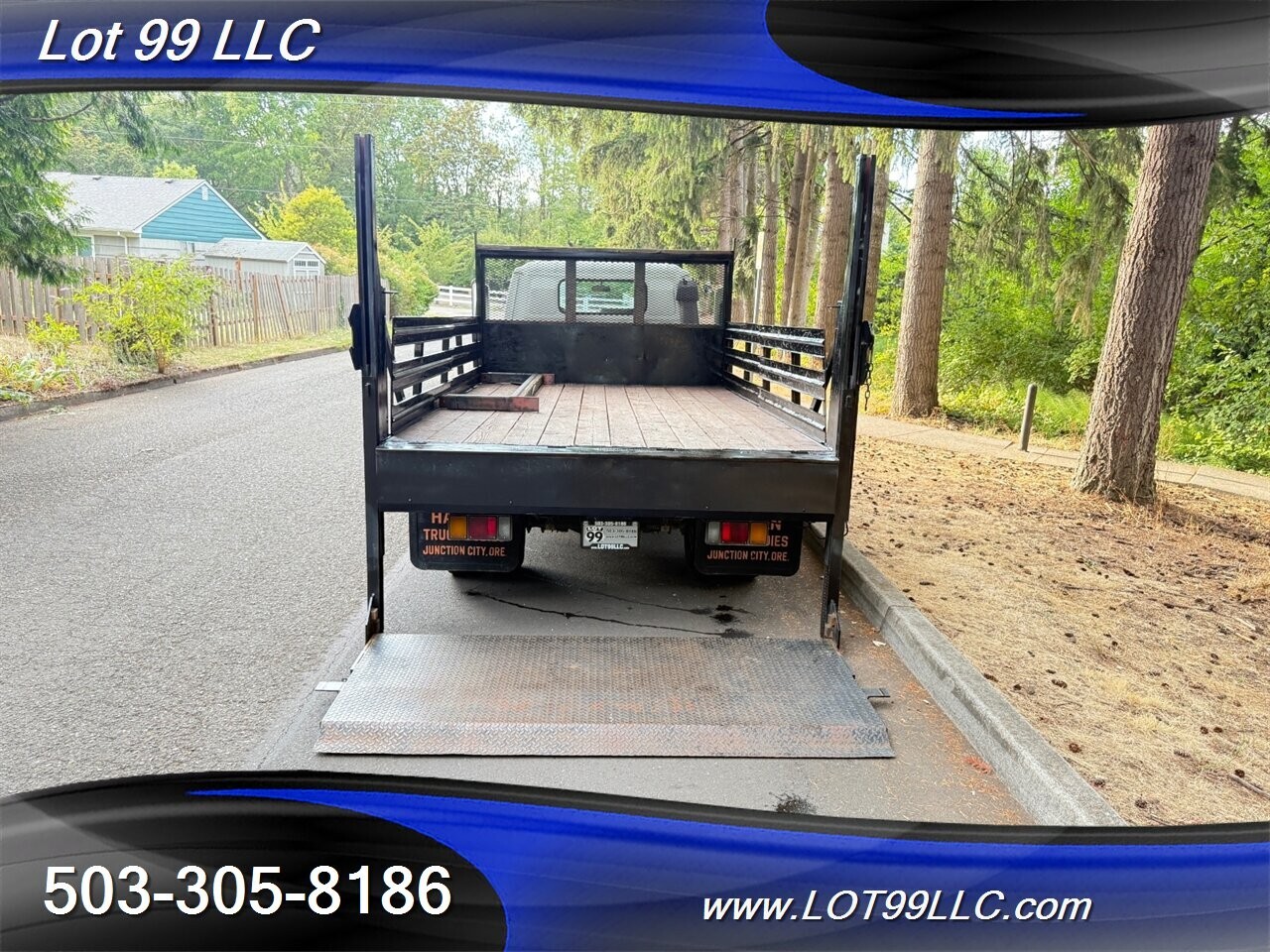 1993 NPR 4BD2T Turbo DIESEL Lift Gate Flat Bed - photo 2