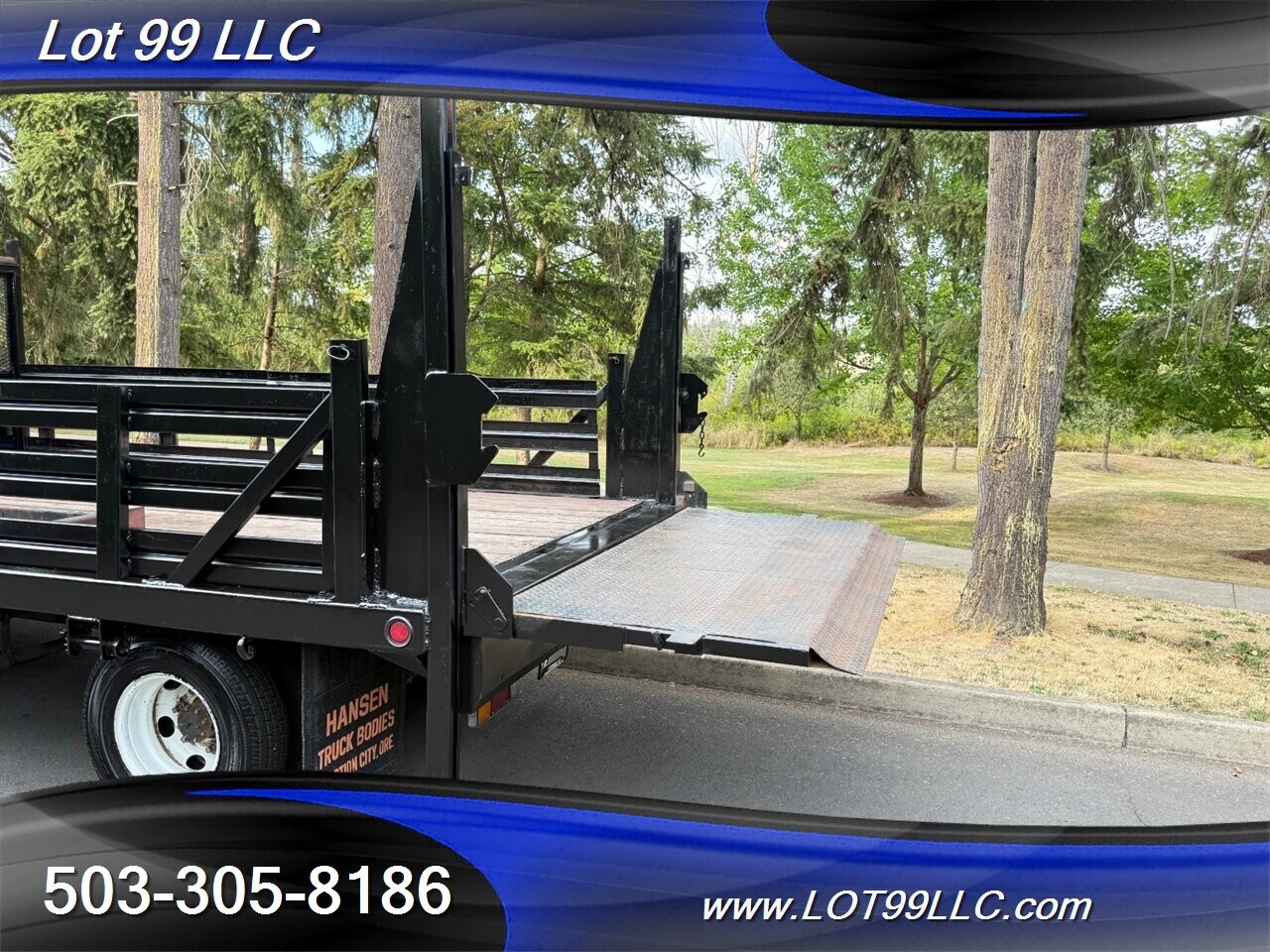 1993 NPR 4BD2T Turbo DIESEL Lift Gate Flat Bed - photo 3
