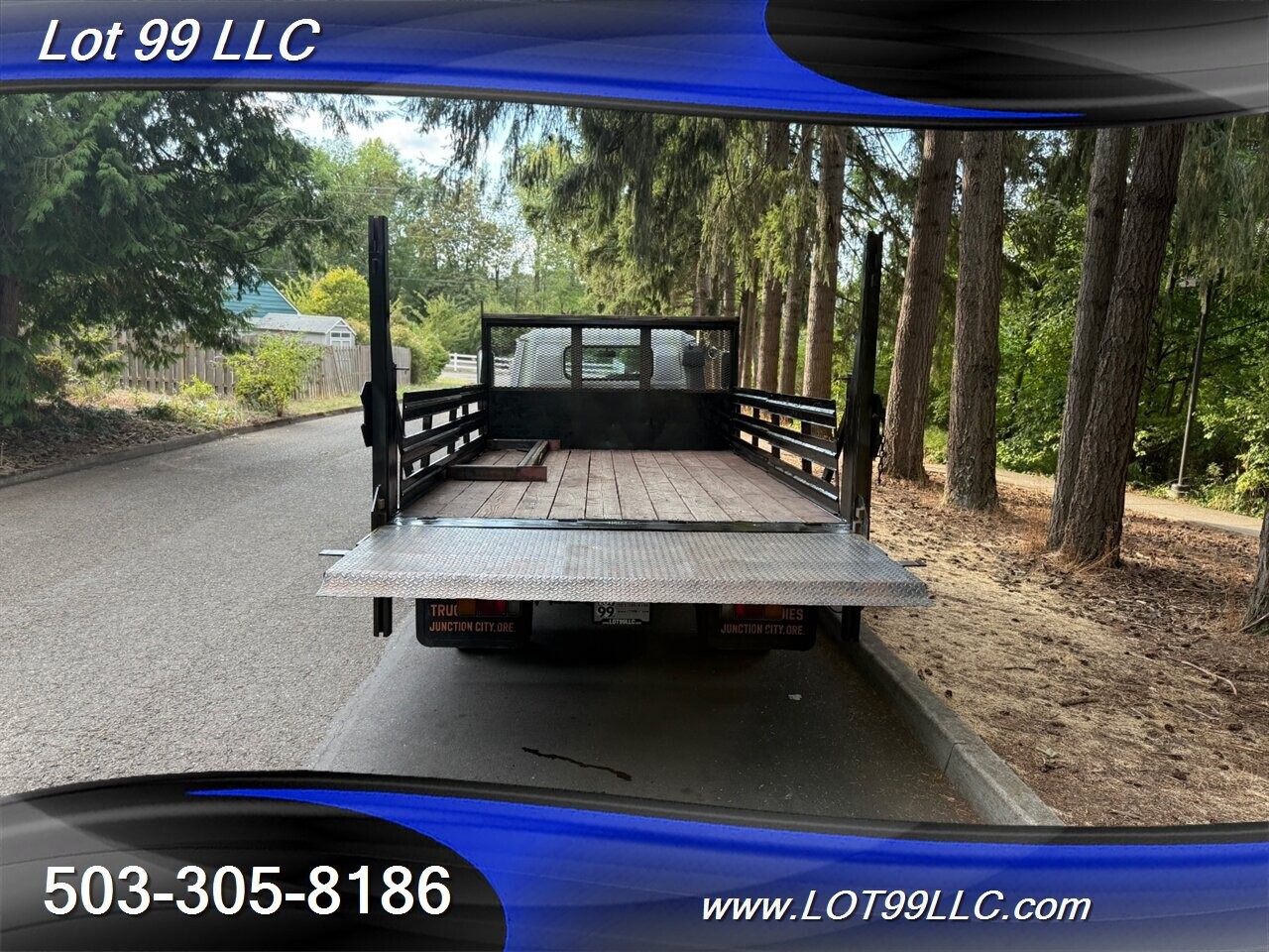 1993 NPR 4BD2T Turbo DIESEL Lift Gate Flat Bed - photo 4