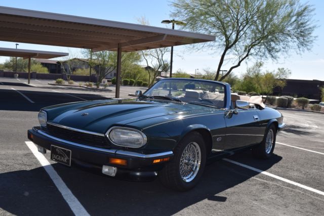 1993 Jaguar XJ-S XJS Roadster Convertible British Racing Green 4.0L 6 Cyl 1993 Jaguar XJS Convertible 2-Door