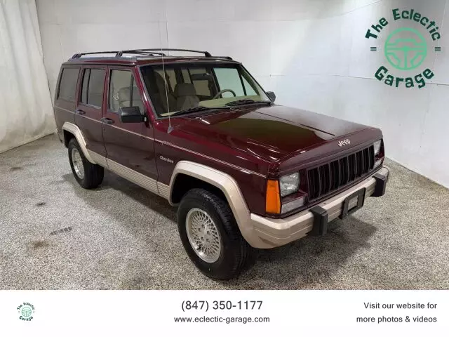 1993 Jeep Cherokee, Burgundy with 98546 Miles Shipping Anywhere! 1993 Jeep Cherokee Country Sport Utility 4D
