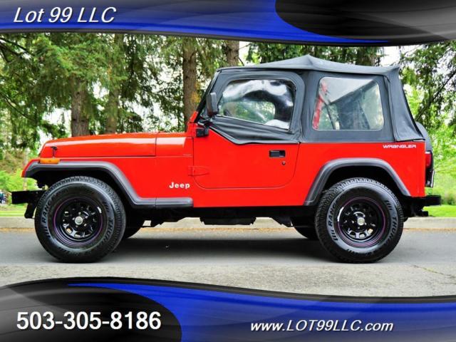 1993 Jeep Wrangler 4 Cylinder ** NEW CLUTCH** 5 Speed 5 Speed Manual 2-Door SUV 1993 Jeep Wrangler 4 Cylinder ** NEW CLUTCH** 5 Speed