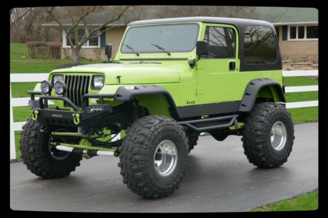 1993 Jeep Wrangler -4X4 YJ GRAVE DIGGER JR-LIFTED-BIG LITTLE TRUCK 1993 Jeep Wrangler NO RESERVE-4X4-YJ WRANGLER-CUSTOM