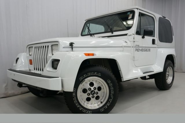 1993 Jeep Wrangler Renegade 25462 Miles White Manual 1993 Jeep Wrangler Renegade