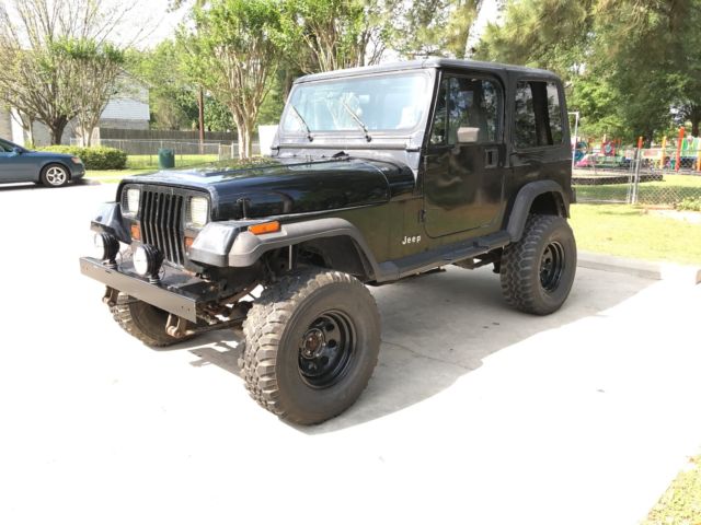 1993 Jeep Wrangler YJ Hardtop Full Doors 4.0 H.O. 5-Speed 6" Lift + More 1993 Jeep Wrangler