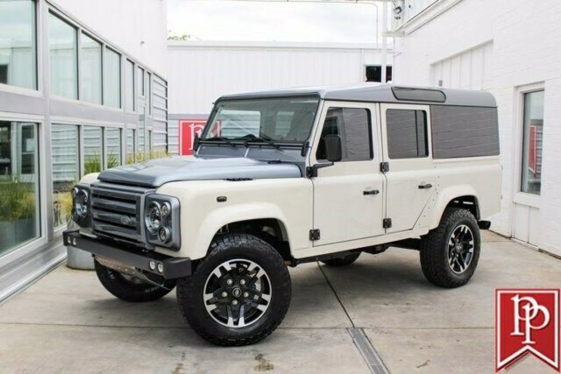 1993 Land Rover Defender 110 Osprey Custom 885 Miles Alaska White-Stornoway Grey 1993 Land Rover Defender Osprey Custom