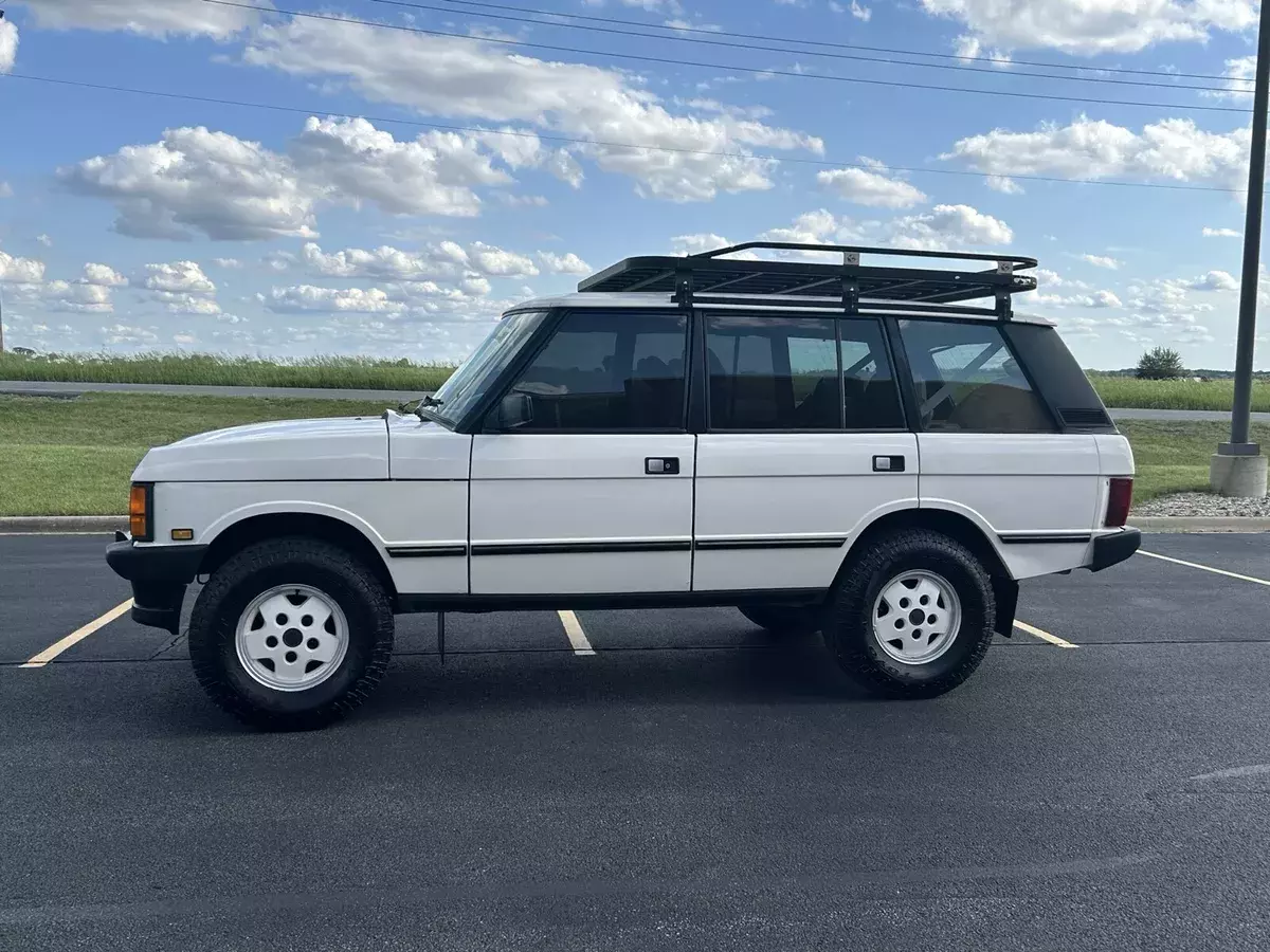 1993 Land Rover Range Rover SUV White LONG WHEELBASE 1993 Land Rover Range Rover LONG WHEELBASE