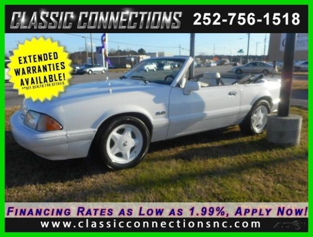 1993 LX 5.0L convertible Used 5L V8 16V Automatic 2WD Convertible 1993 Ford Mustang LX 5.0L convertible
