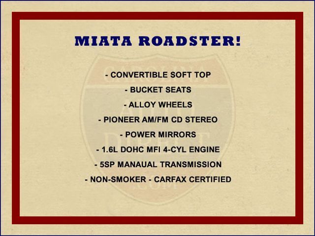 1993 Mazda MX-5 Miata Roadster - 5SP MANUAL! - photo 2