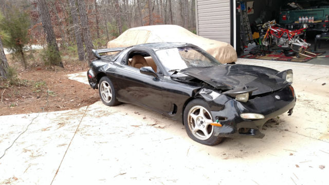 1993 Mazda RX-7 Twin Turbo 5-Speed Hardtop Clean Title Black/Tan rare find 1993 Mazda RX-7 Base Coupe 2-Door