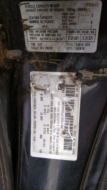 1993 Mazda RX-7 Base Coupe 2-Door - photo 12