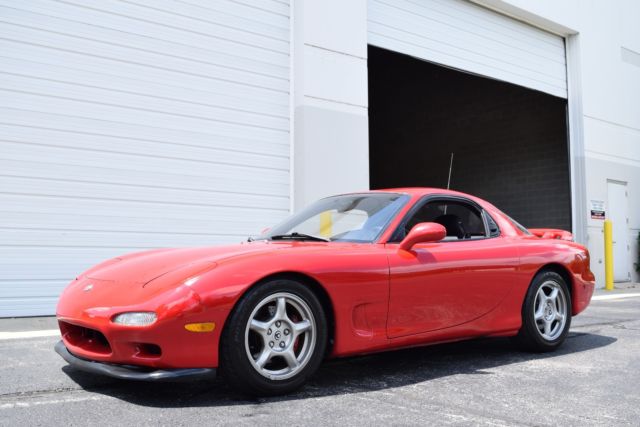1993 Mazda RX-7 Twin Turbo Rare R1 Race Edition 5spd Vintage Red/Black Slicktop 1993 Mazda RX-7 R1