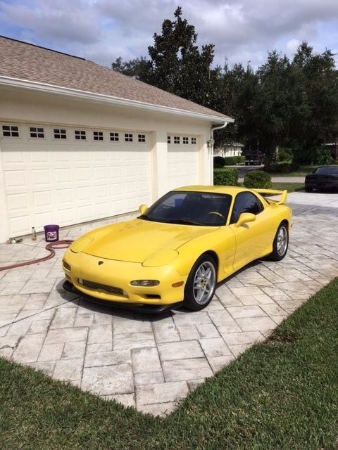 1993 Mazda Rx7, Manual, Low Miles, Original CYM, Yellow 1993 Mazda RX-7 R1
