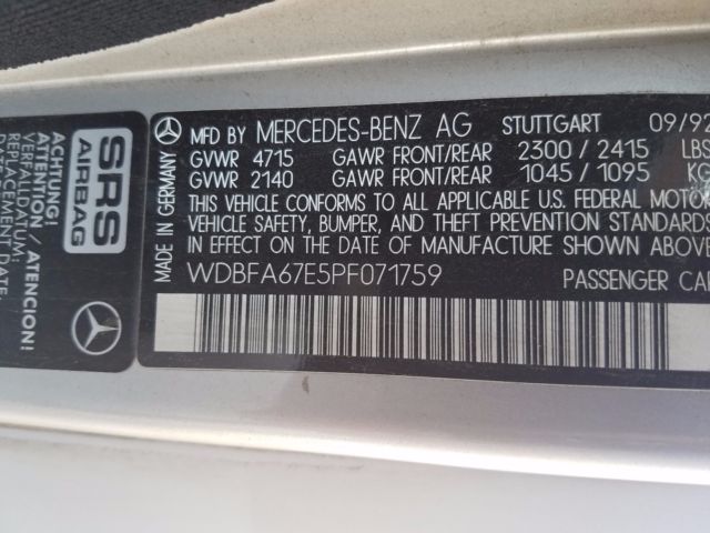 1993 Mercedes-Benz 500-Series - photo 8