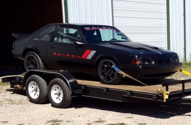 1993 Mustang Cobra SALEEN fox tribute trophy stock v8- NO RESERVE!!! Blk on blk 1990 Ford Mustang Saleen