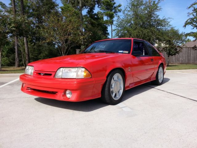 1993 Mustang Cobra SVT Supercharged NOVI 2000 ORIGINAL OWNER 1993 Ford Mustang