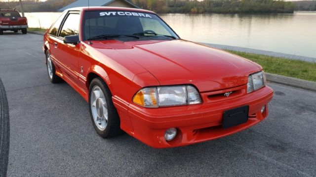 1993 Mustang Cobra SVT with 21000 Miles not gt notch lx 1993 Ford Mustang Mustang SVT Cobra