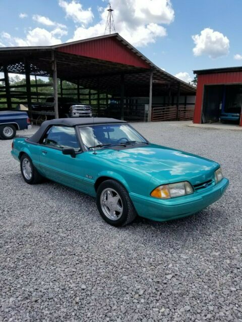 1993 MUSTANG LX 5.0 5 SPEED 38K ORIGINAL MILES CALYPSO GREE 1993 Ford Mustang