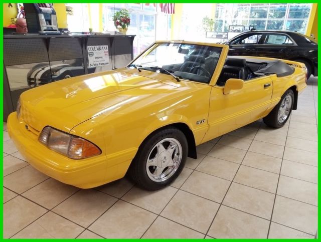 1993 Mustang LX Convertible 5.0L V8 Automatic 13k Original Miles 1-Owner 93 gt 1993 Ford Mustang LX
