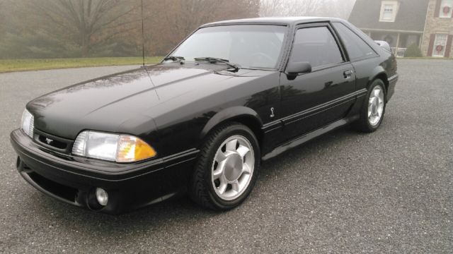 1993 Mustang SVT Cobra Black/Black 15k ORIGINAL MILES Very Nice ! 1993 Ford Mustang