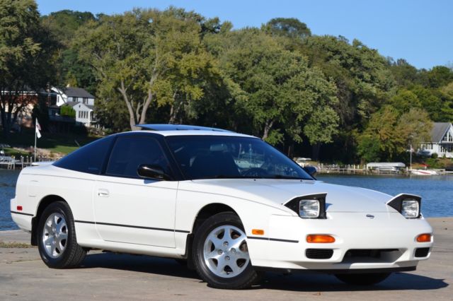 1993 Nissan 240SX SE Hatchback 75k Miles Pearl White 100% Stock 1993 Nissan 240SX SE
