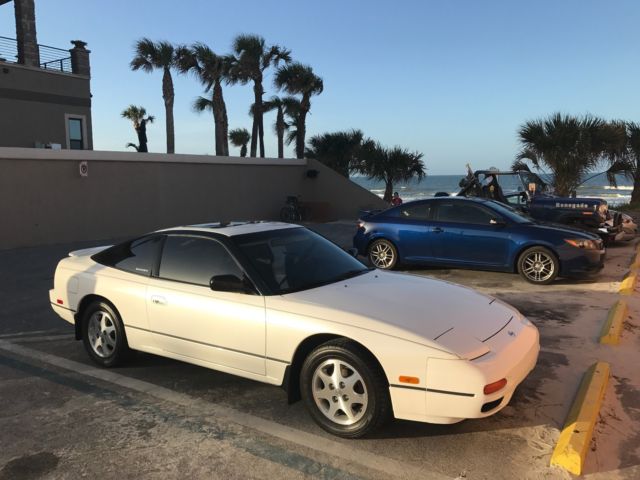 1993 Nissan 240SX SE Hatchback 76k Miles Pearl White 100% Stock 1993 Nissan 240SX SE
