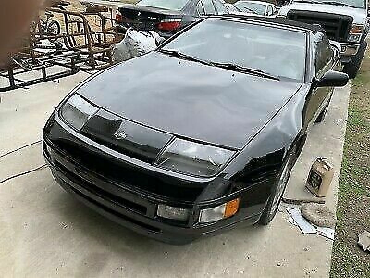 1993 Nissan 300ZX Convertible Black RWD Manual 1993 Nissan 300ZX