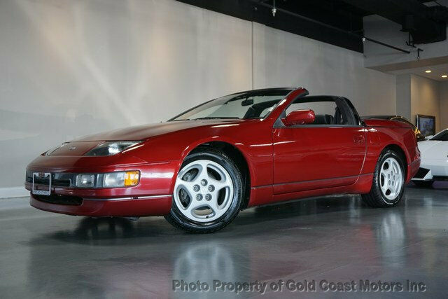 1993 NISSAN 300ZX CONVERTIBLE RED/BLK 5SPD MANUAL LEATHER STS BRAND NEW TOP RARE 1993 Nissan 300ZX 2dr Convertible 5-Speed w/Leather Seats
