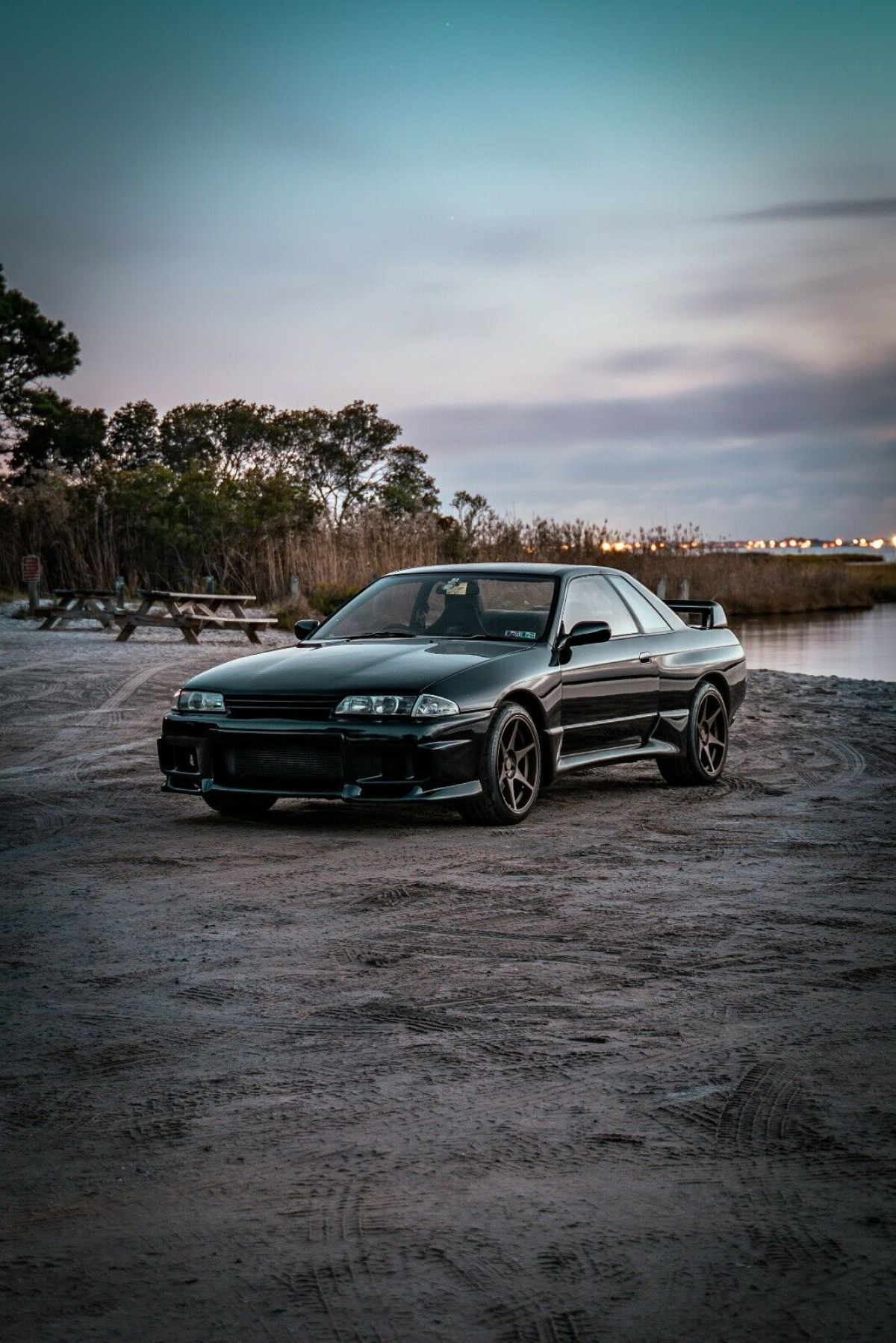 1993 Nissan Skyline Purple AWD Manual GTR 1993 Nissan Skyline GTR