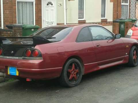 1993 nissan skyline r33 gtr gtst rb26dett rb25det burgandy automatic 1993 Nissan GT-R 2 door coupe