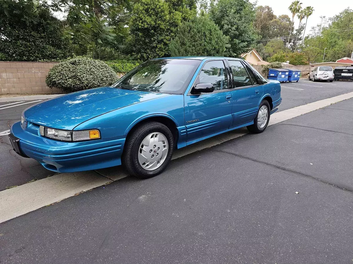 1993 Oldsmobile Cutlass Supreme Sedan Blue S 1993 Oldsmobile Cutlass S