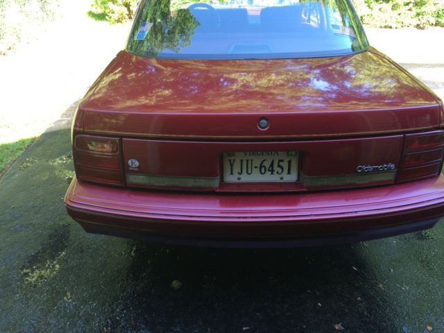 1993 Oldsmobile Oldsmoble Cierra S Maroon - photo 3