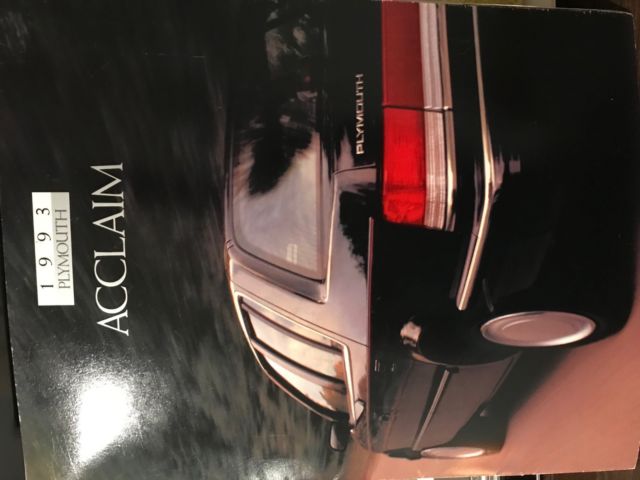 1993 Plymouth Acclaim Base - photo 10