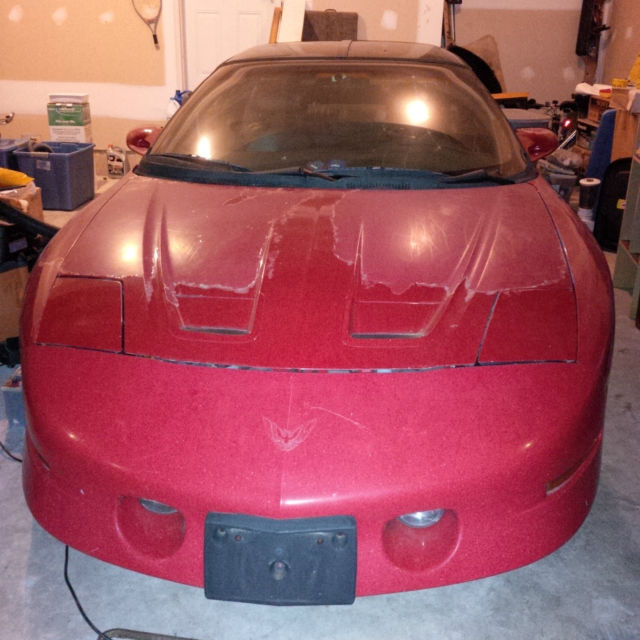 1993 Pontiac Trans Am GT Firebird T-Tops LT1 350 V8 Red For Parts or Rebuilt 1993 Pontiac Trans Am TRANS AM GT