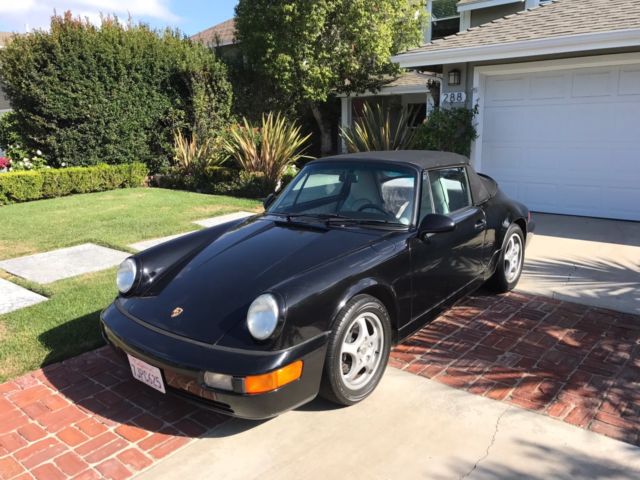 1993 Porsche 911 carrera 2 cabriolet - Black 1993 Porsche 911 cabriolet