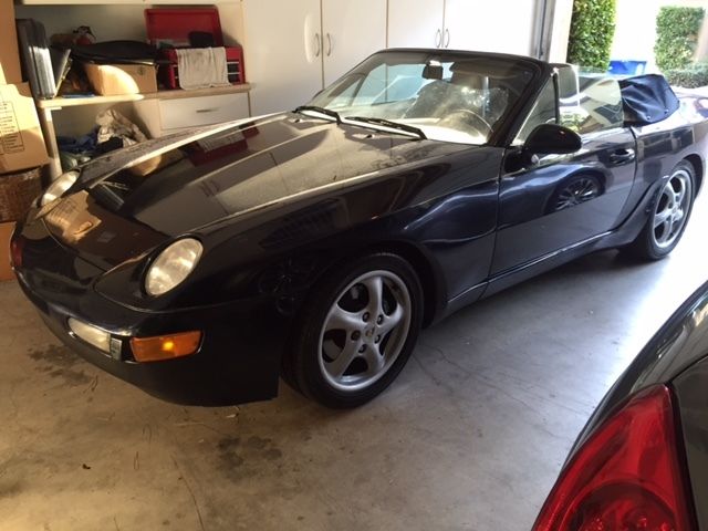 1993 Porsche 968 Blue Convertible 2-Door 3.0L Automatic 1993 Porsche 968