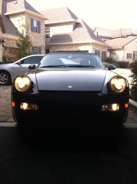 1993 Porsche 968 Convertible | Black-Black | 6 Speed (Low Reserve) 1993 Porsche 968