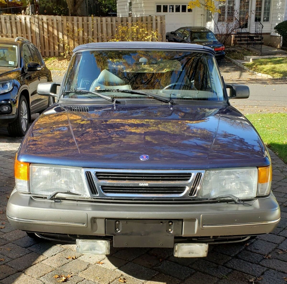 1993 Saab 900 Convertible Blue 5 Speed Manual Low Mileage One Family Owned 1993 Saab 900 S