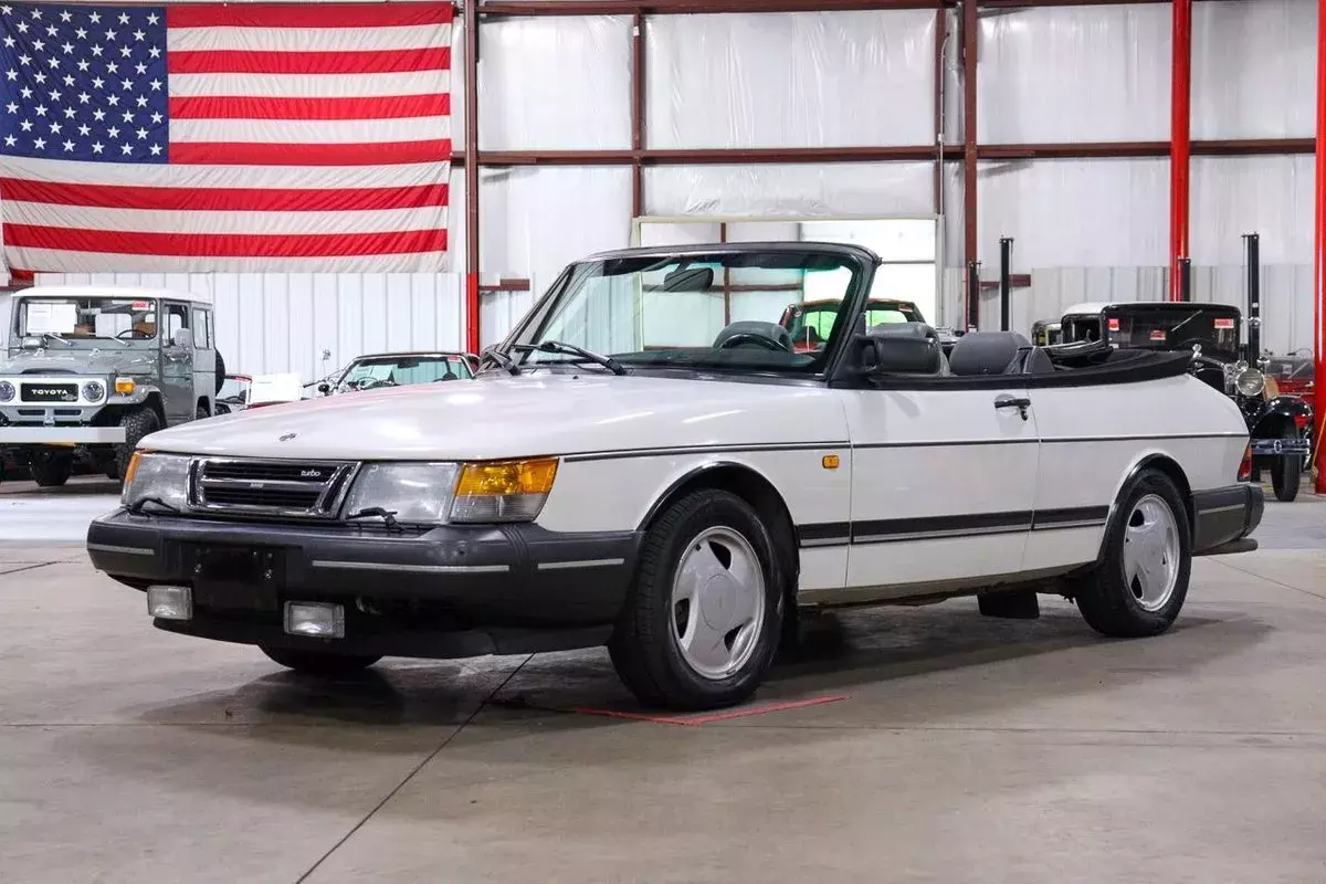 1993 Saab 900 Turbo 212317 Miles White Convertible 2.0L 4Cyl Turbo 1993 Saab 900 Turbo