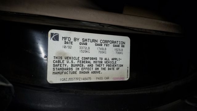 1992 Saturn S-Series - photo 11