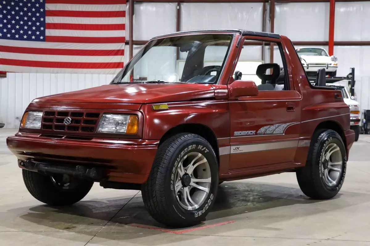 1993 Suzuki Sidekick JX 129509 Miles Crimson Coupe 1.6L I4 3-Speed 1993 Suzuki Sidekick JX