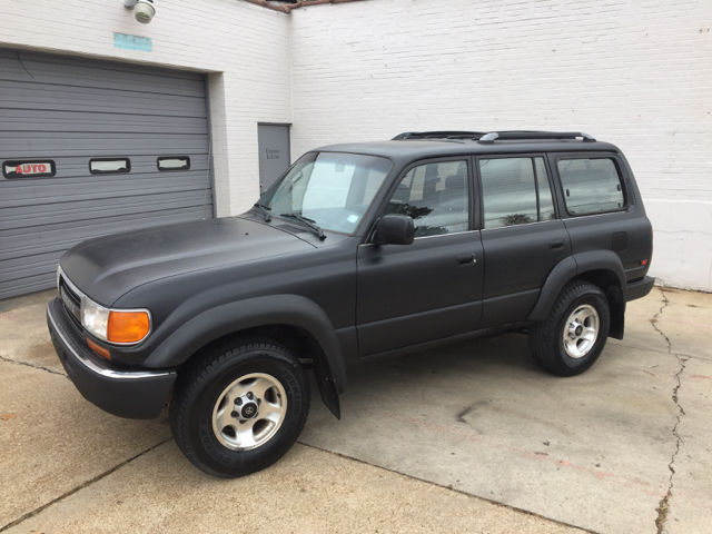 1993 Toyota Land Cruiser AWD 4dr SUV 256777 Miles matte black SUV 4.5L I6 Natura 1993 Toyota Land Cruiser AWD 4dr SUV